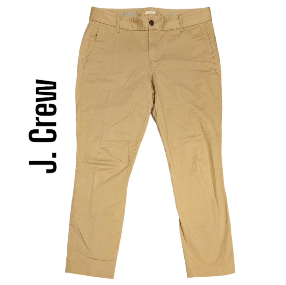 J. Crew Frankie khaki Chino pants size 10